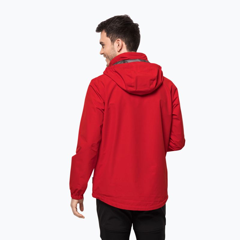Jack Wolfskin vyriška striukė nuo lietaus Stormy Point 2L raudona 1111142_2206 2