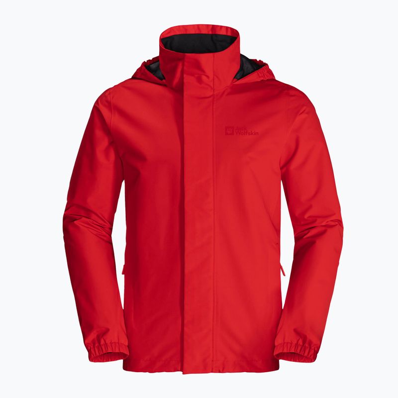 Jack Wolfskin vyriška striukė nuo lietaus Stormy Point 2L raudona 1111142_2206 8