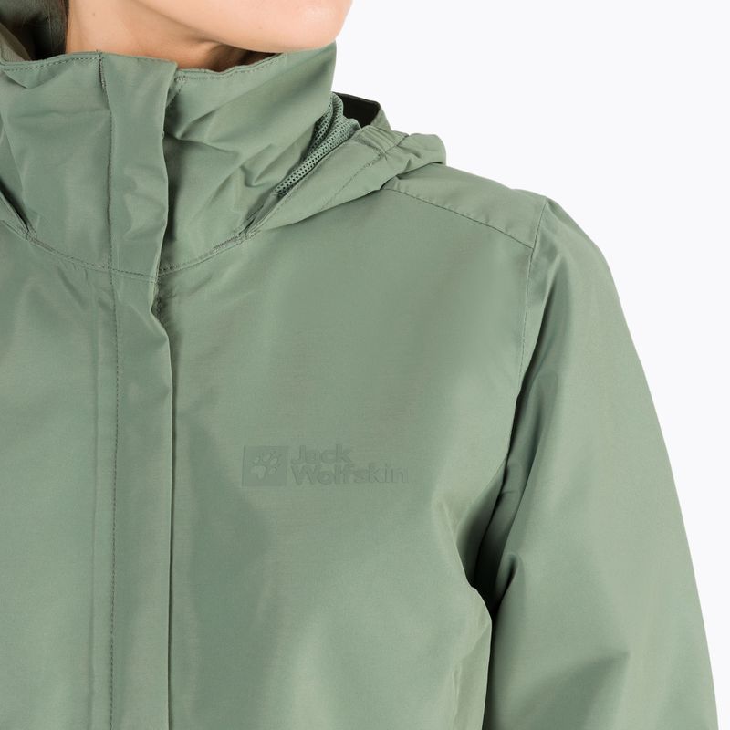 Jack Wolfskin moteriška striukė nuo lietaus Stormy Point 2L žalia 1111202_4311 5