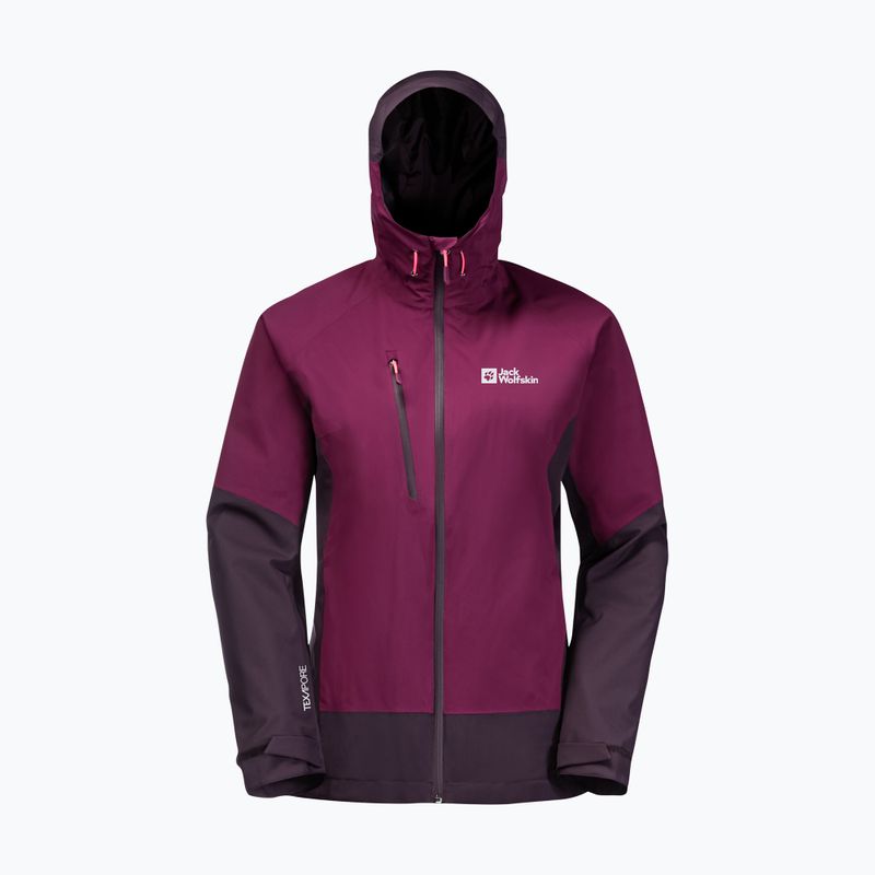 Jack Wolfskin Eagle Peak moteriška striukė nuo lietaus violetinė 1113004_1014 7