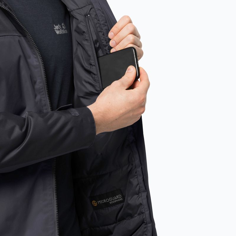 Jack Wolfskin vyriška žieminė striukė Jasper Ins pilka 1114321_6230 4