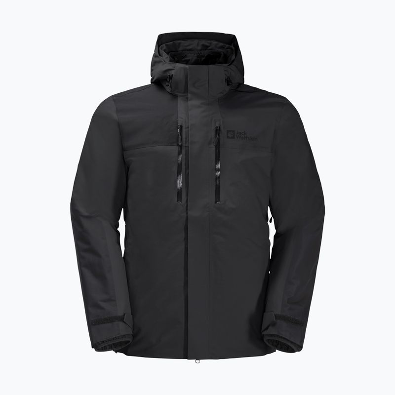 Jack Wolfskin vyriška striukė nuo lietaus Jasper juoda 1115261_6000_006 7