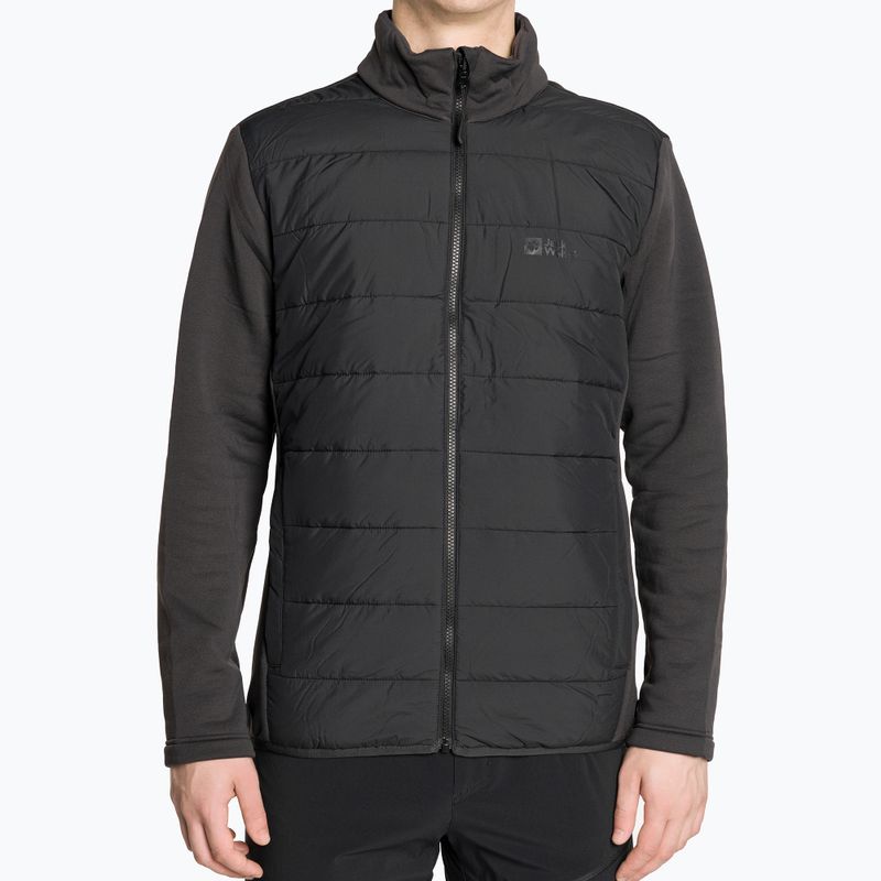 Jack Wolfskin vyriška striukė 3 viename Glaabach pilkai juoda 1115291_6000_006 10