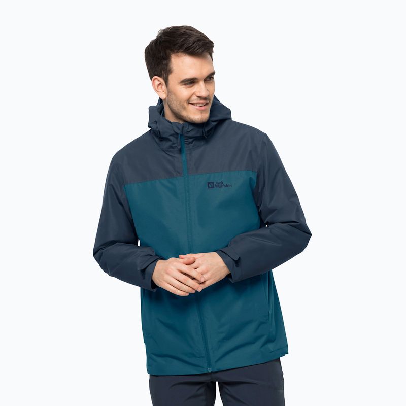 Jack Wolfskin vyriška striukė 3 viename Taubenberg blue 1115311_4133_006 5