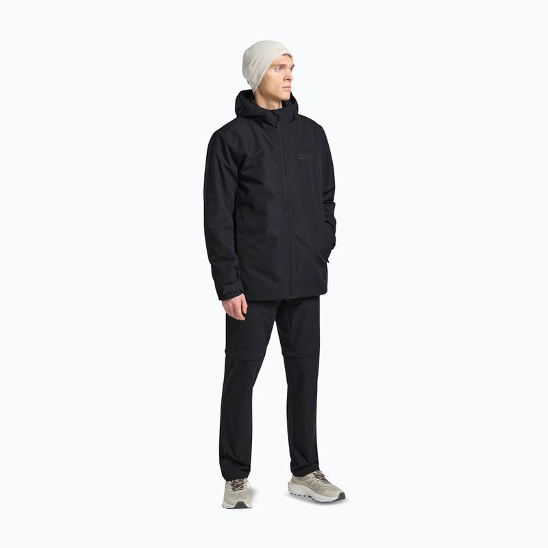 Vyriška striukė 3in1 Jack Wolfskin Taubenberg 3In1 black 2