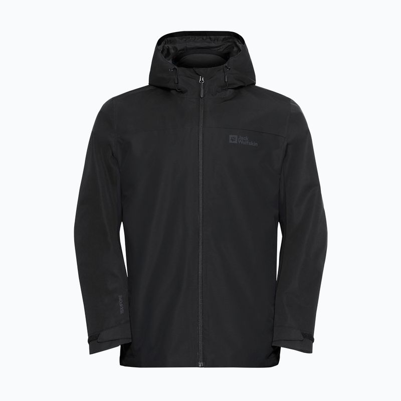 Vyriška striukė 3in1 Jack Wolfskin Taubenberg 3In1 black 10