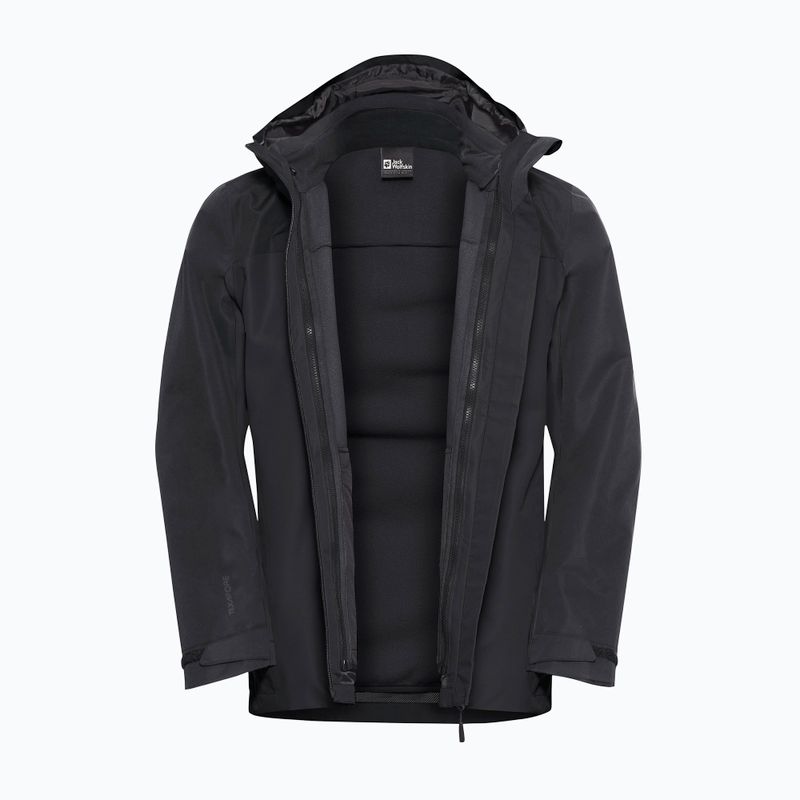 Vyriška striukė 3in1 Jack Wolfskin Taubenberg 3In1 black 13