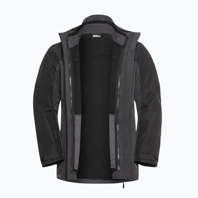 Vyriška striukė 3in1 Jack Wolfskin Taubenberg 3In1 phantom 7