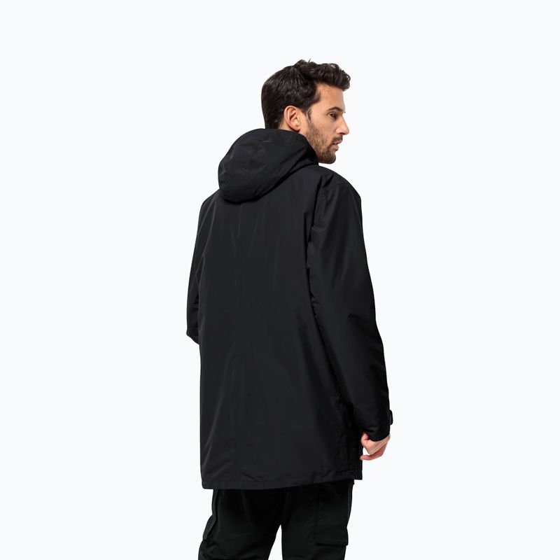 Vyriška žieminė striukė Jack Wolfskin Winterlager Parka black 2