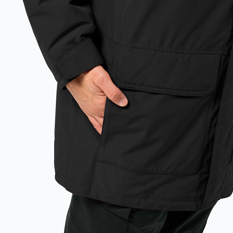 Vyriška žieminė striukė Jack Wolfskin Winterlager Parka black 4