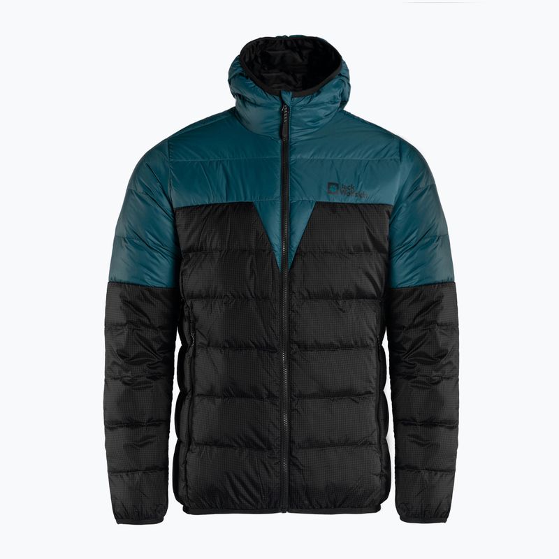 Jack Wolfskin vyriška pūkinė striukė Dna Tundra Down Hoody juodai mėlyna 1206612_4133_006