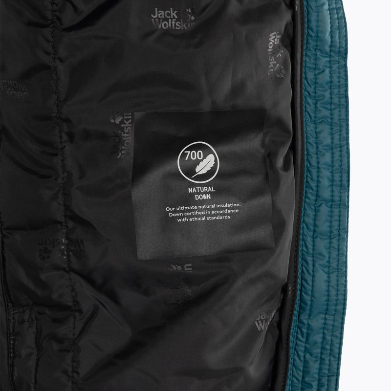 Jack Wolfskin vyriška pūkinė striukė Dna Tundra Down Hoody juodai mėlyna 1206612_4133_006 6