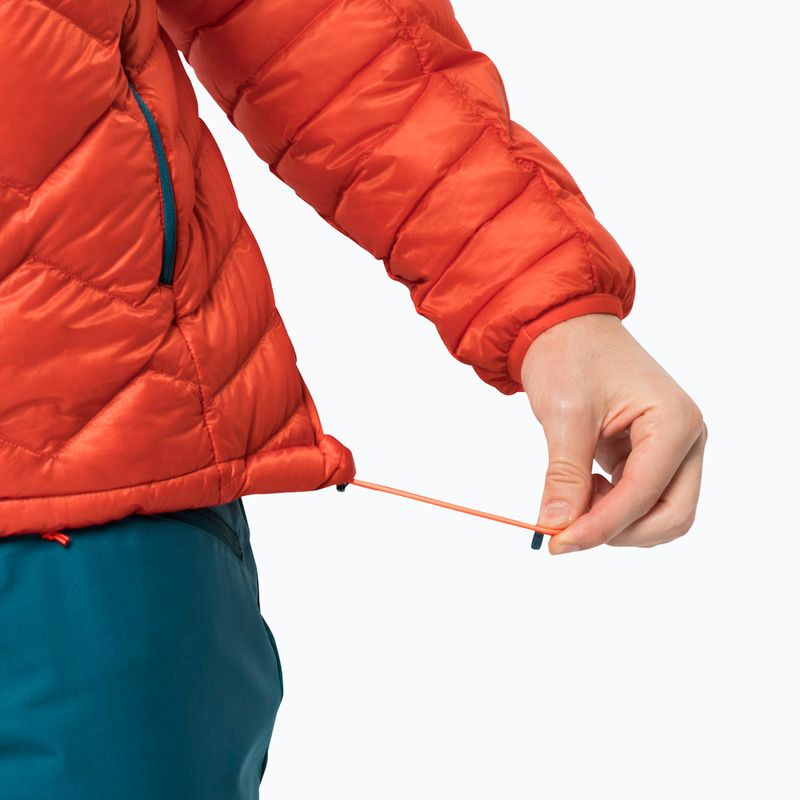 Jack Wolfskin vyriška striukė su gobtuvu Alpspitze Down Hoody skit, oranžinė 1206771_3017 4