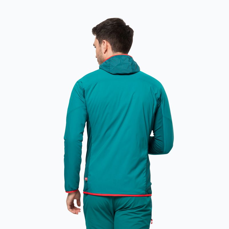 Jack Wolfskin vyriška slidinėjimo striukė Alpspitze Ins Hoody žalia 1206781_1124 2