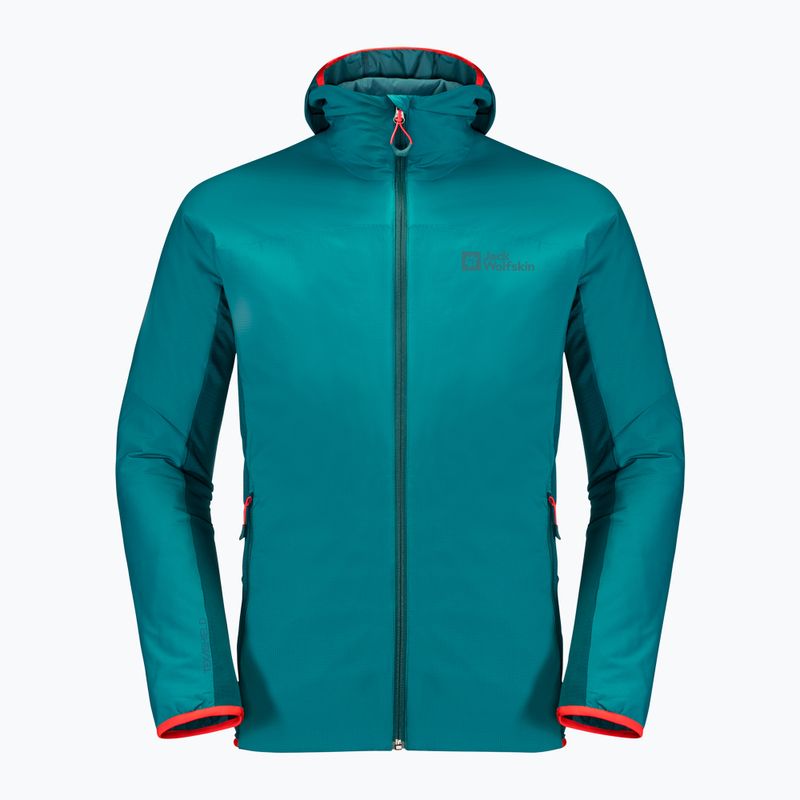 Jack Wolfskin vyriška slidinėjimo striukė Alpspitze Ins Hoody žalia 1206781_1124 4