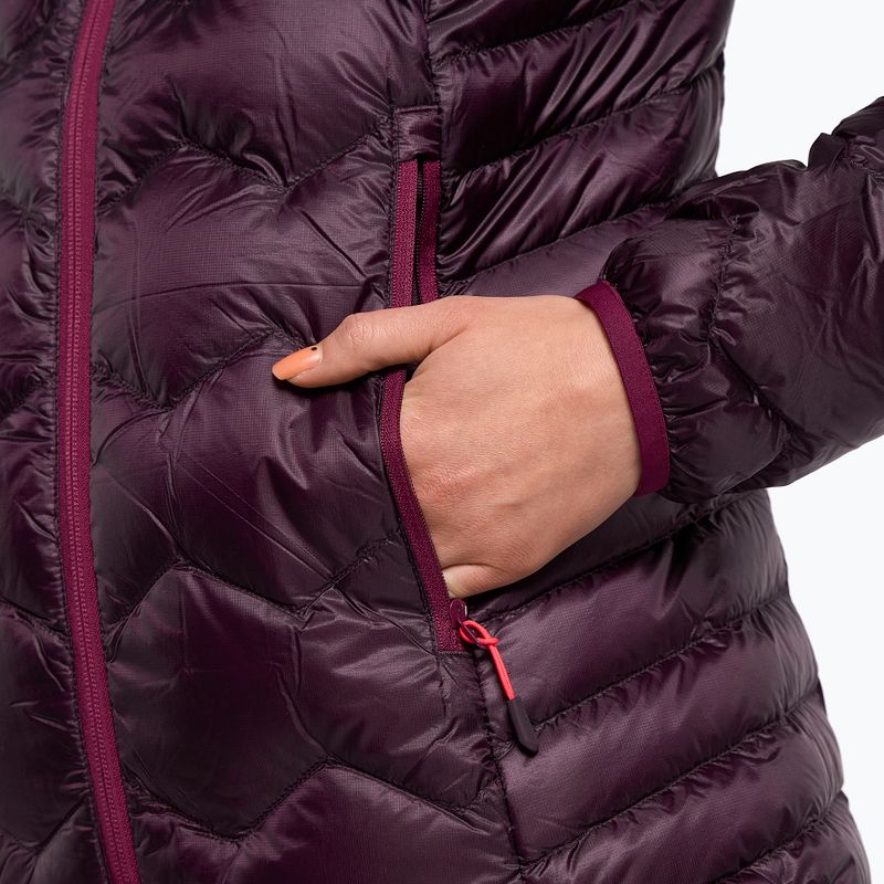 Jack Wolfskin moteriška slidinėjimo striukė Alpspitze Down Hoody violetinė 1206791_2042 8