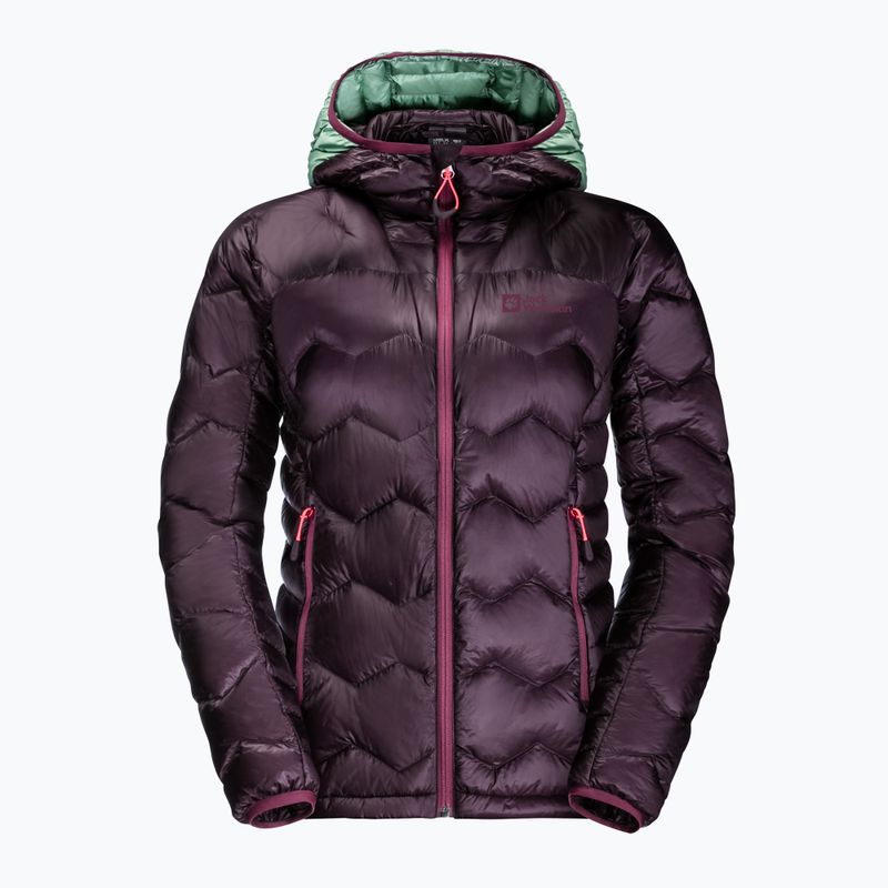 Jack Wolfskin moteriška slidinėjimo striukė Alpspitze Down Hoody violetinė 1206791_2042 9
