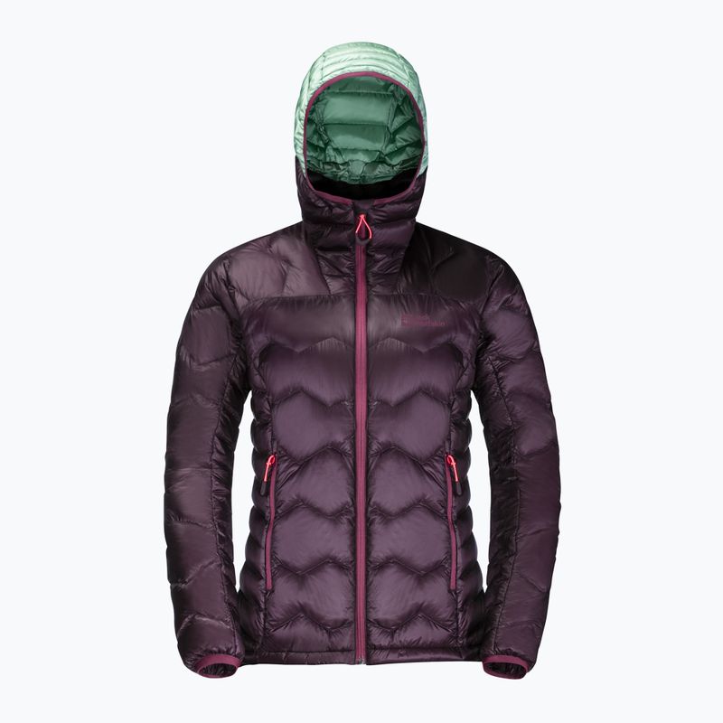 Jack Wolfskin moteriška slidinėjimo striukė Alpspitze Down Hoody violetinė 1206791_2042 10