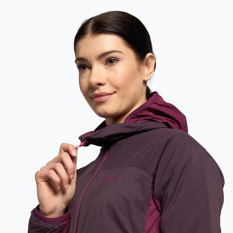 Jack Wolfskin moteriška slidinėjimo striukė Alpspitze Ins Hoody purple 1206801_2042 6