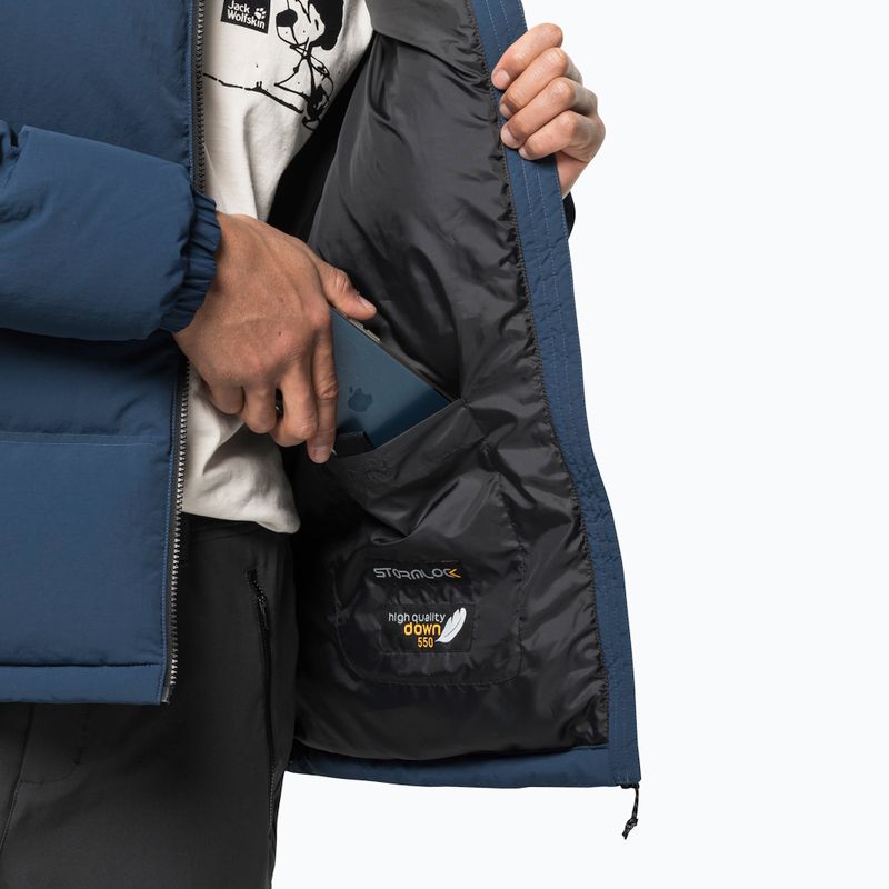 Jack Wolfskin vyriška pūkinė striukė Alex Down navy blue 1206911_1383_004 5