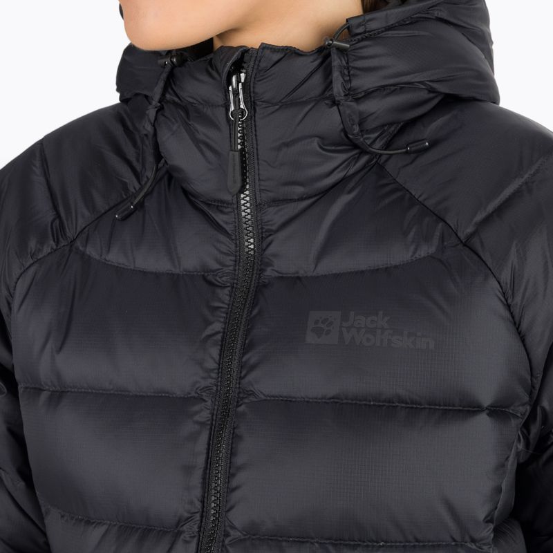 Jack Wolfskin moteriška pūkinė striukė Nebelhorn Down Hoody black 1207091_6000 6