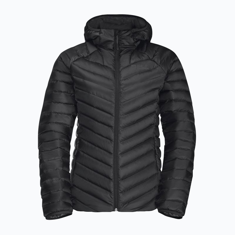 Jack Wolfskin moteriška pūkinė striukė Passamani Down Hoody juoda 11