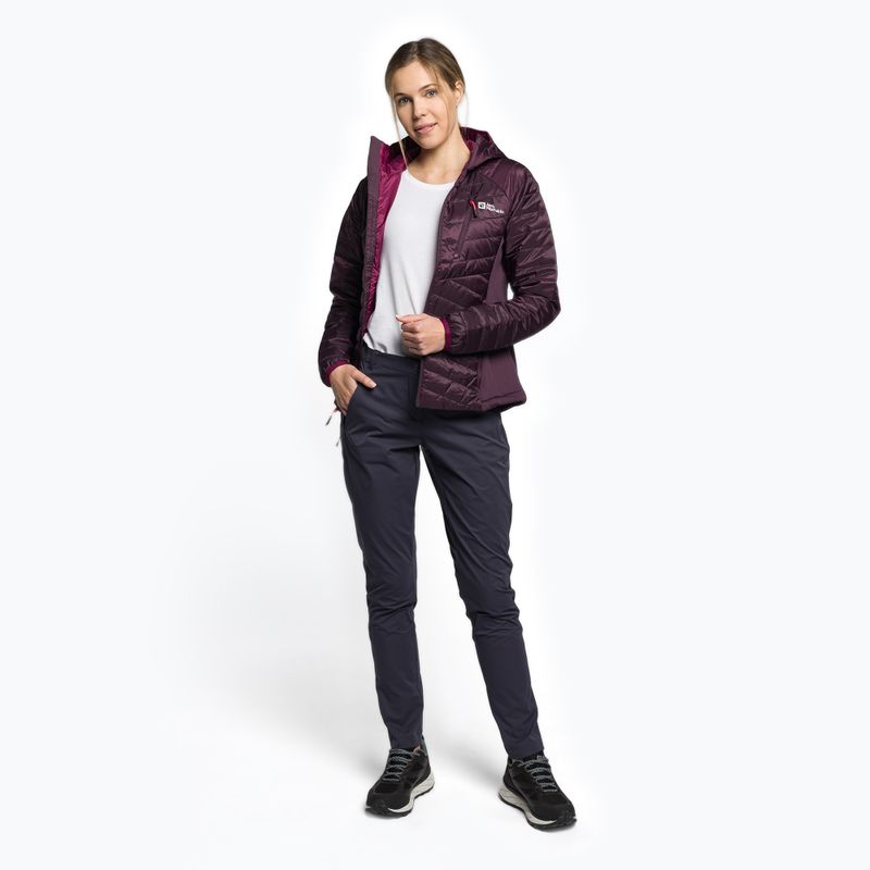 Jack Wolfskin moteriška pūkinė striukė Routeburn Pro Ins purple 1207191_2042 2