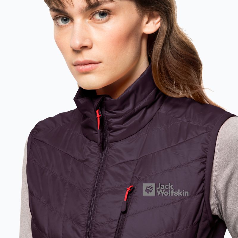 Jack Wolfskin Routeburn Pro Ins moteriškos žygio kelnės be rankovių violetinės spalvos 1207201_2042_005 4