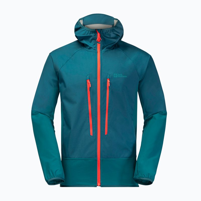 Vyriška slidinėjimo striukė Jack Wolfskin Alpspitze Hoody green 1307371_4133 5