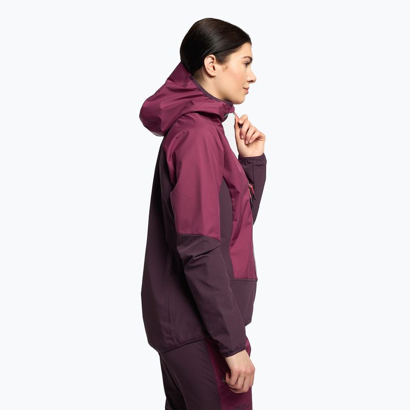 Jack Wolfskin Alpspitze Hoody moteriška slidinėjimo striukė violetinė 1307391_1014 3