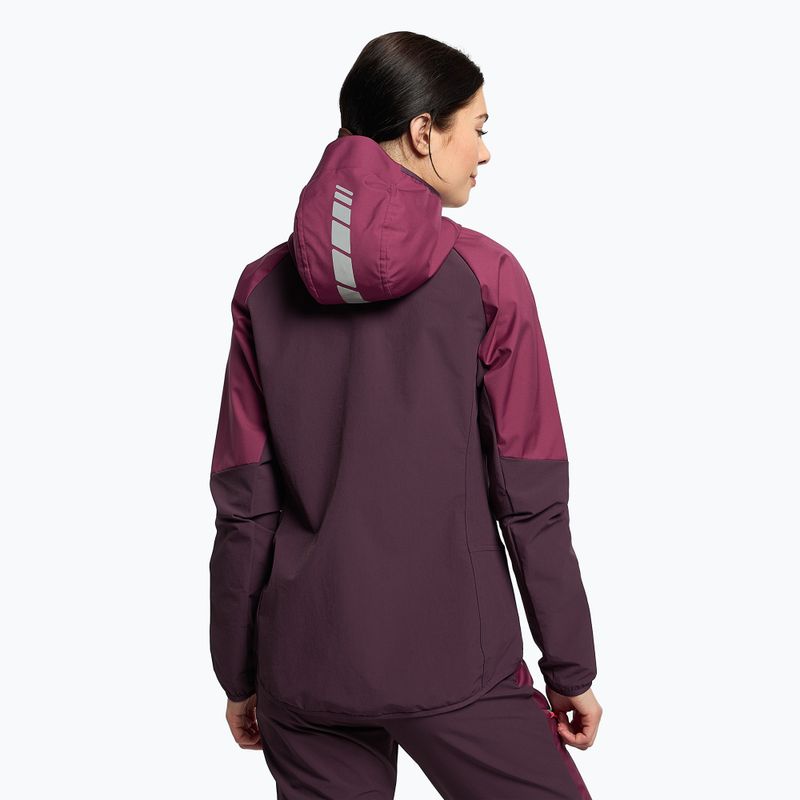 Jack Wolfskin Alpspitze Hoody moteriška slidinėjimo striukė violetinė 1307391_1014 4