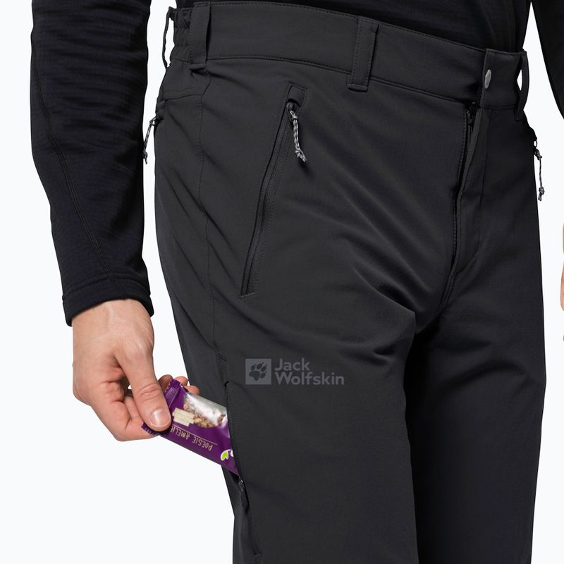 Jack Wolfskin vyriškos Activate XT softshello kelnės juodos 1503755 3