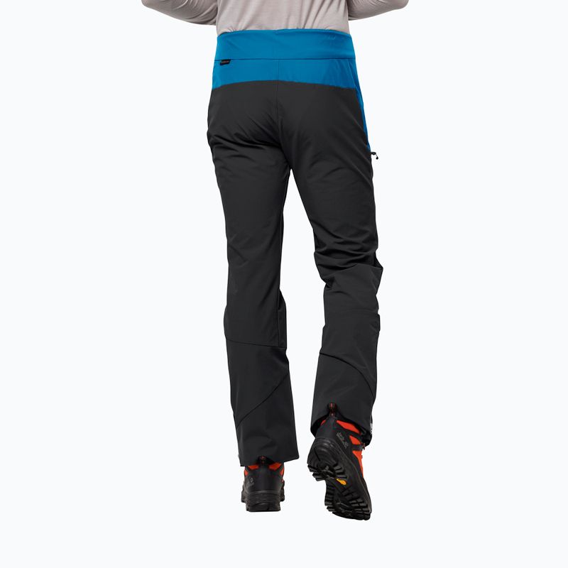 Jack Wolfskin vyriškos slidinėjimo kelnės Alpspitze blue-black 1507511 2