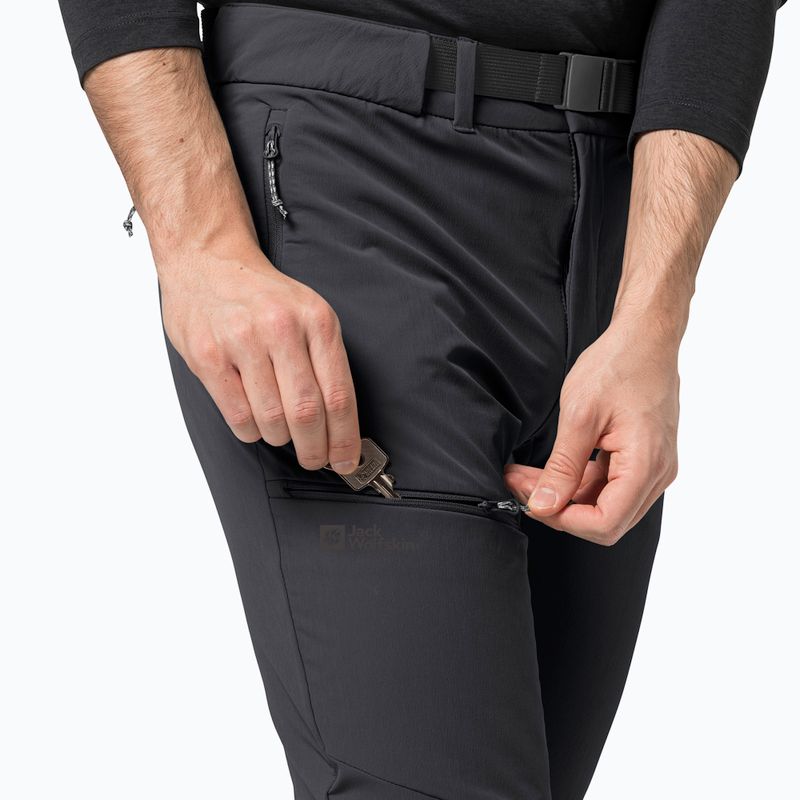 Jack Wolfskin vyriškos softshello kelnės Holdsteig black 1507571 4