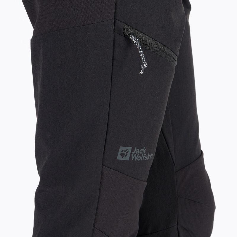 Jack Wolfskin moteriškos softshello kelnės Ziegspitz black 1507691 5