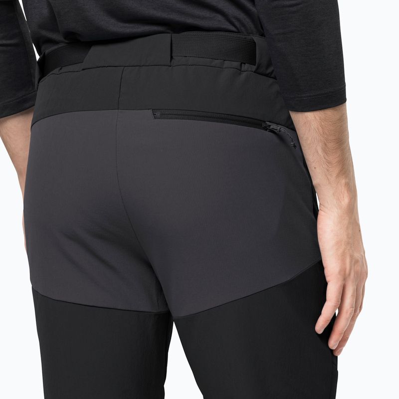 Jack Wolfskin vyriškos softshello kelnės Ziegspitz black 1507841 4