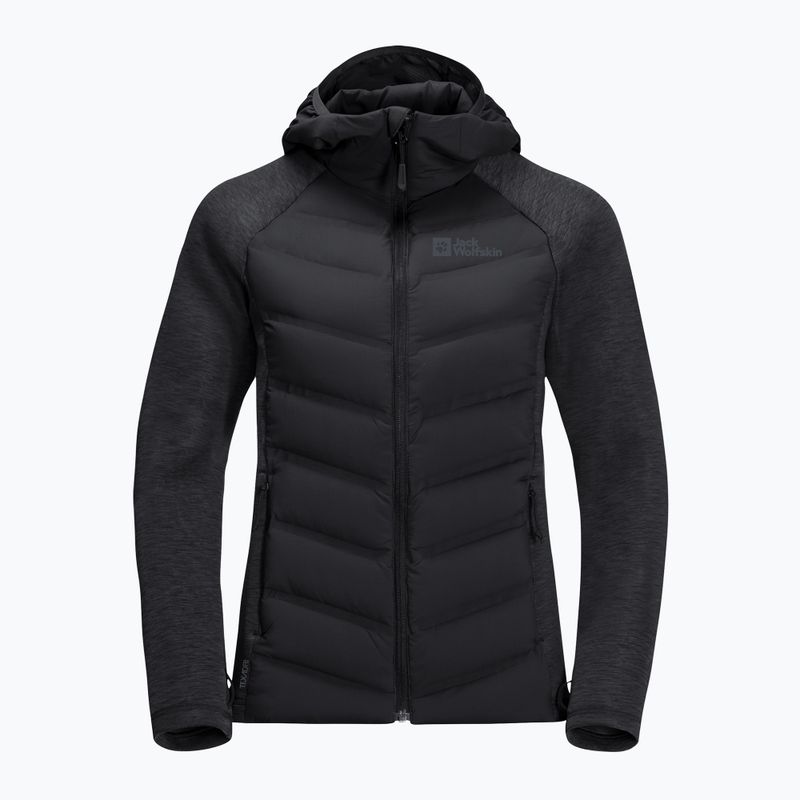 Jack Wolfskin moteriška Tasman Down Hybrid striukė juoda 1707273_6000_005 9