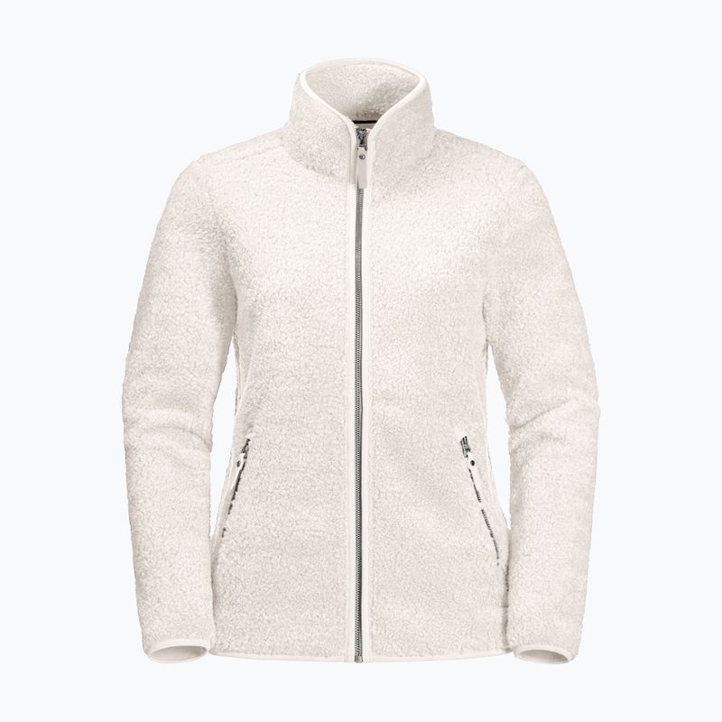 Jack Wolfskin moteriškas vilnonis džemperis High Cloud, baltas 1708731 8