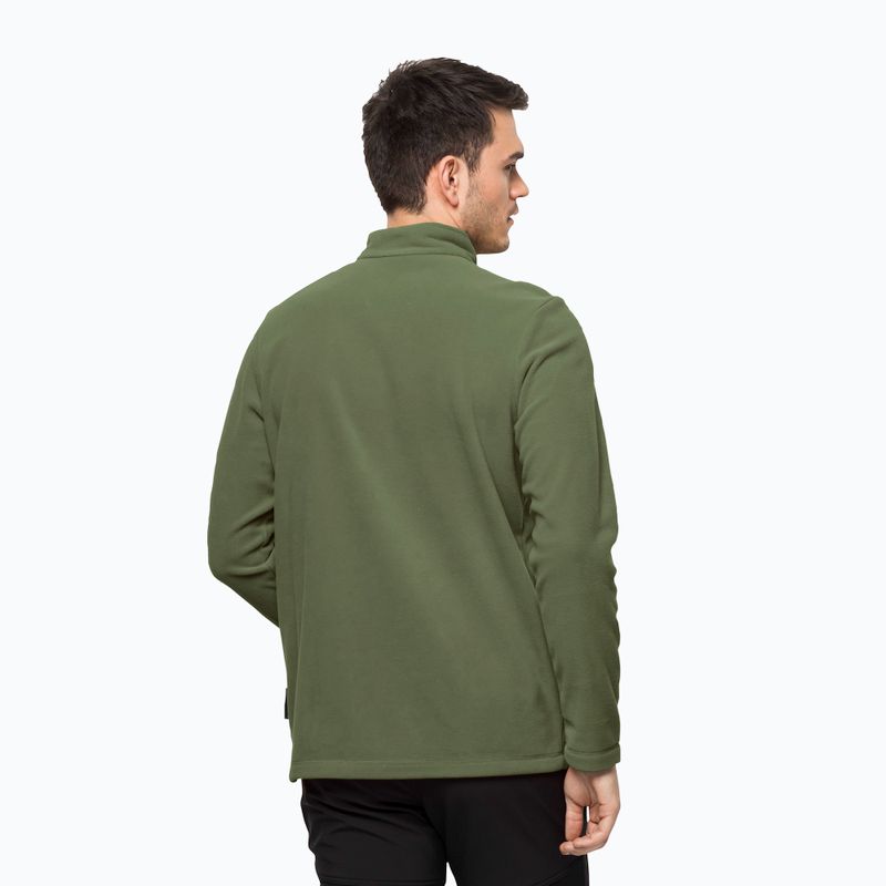 Jack Wolfskin vyriški vilnoniai džemperiai Taunus HZ green 1709522 2