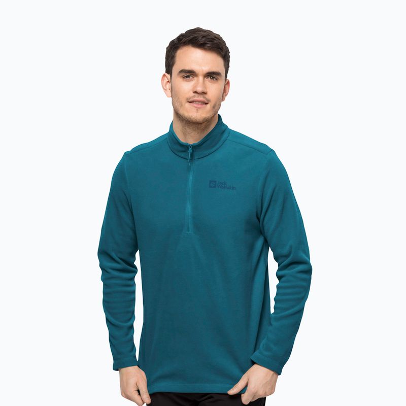 Jack Wolfskin vyriški vilnoniai džemperiai Taunus HZ blue 1709522