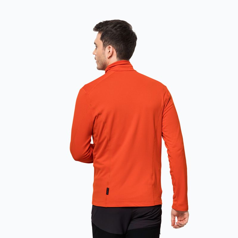 Jack Wolfskin vyriški vilnoniai džemperiai Kolbenberg oranžinės spalvos 1710521 2