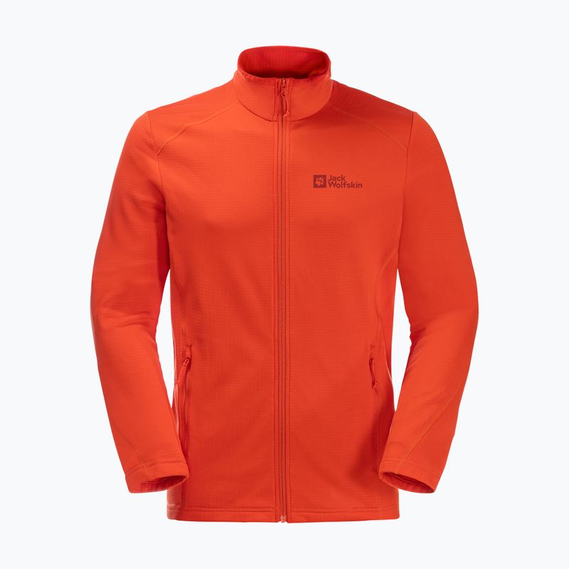 Jack Wolfskin vyriški vilnoniai džemperiai Kolbenberg oranžinės spalvos 1710521 4