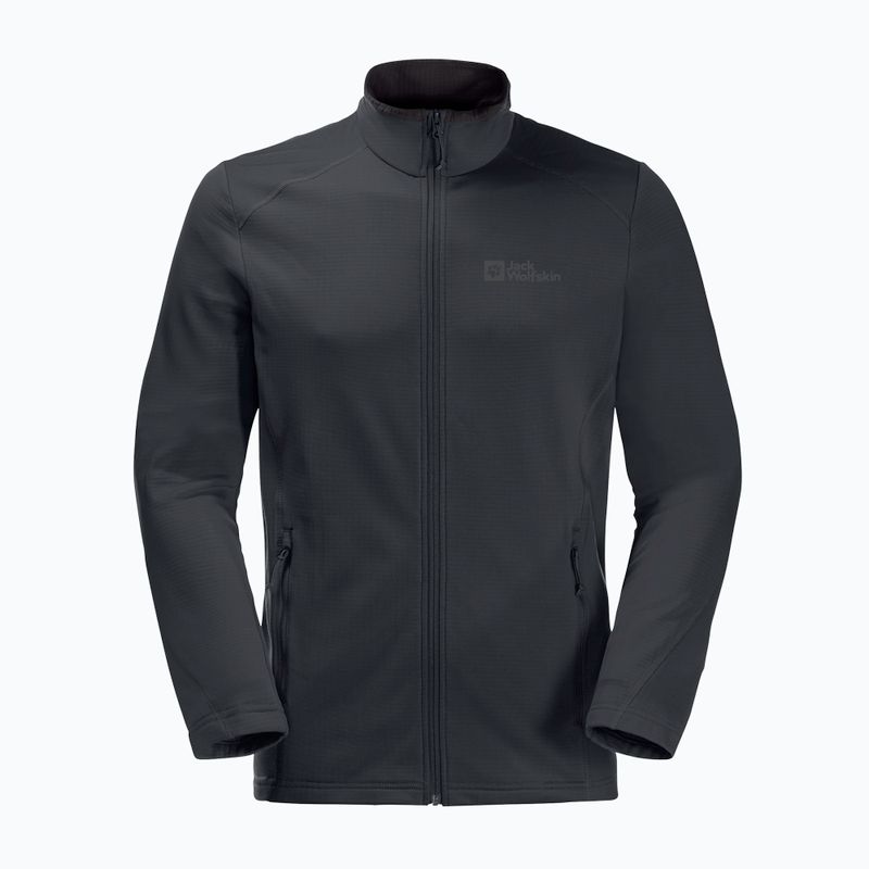 Jack Wolfskin vyriški sportiniai marškinėliai Kolbenberg FZ black 1710521 4