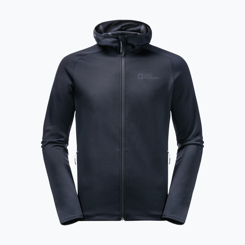 Jack Wolfskin vyriški vilnoniai megztiniai Baiselberg tamsiai mėlyni 1710541 3