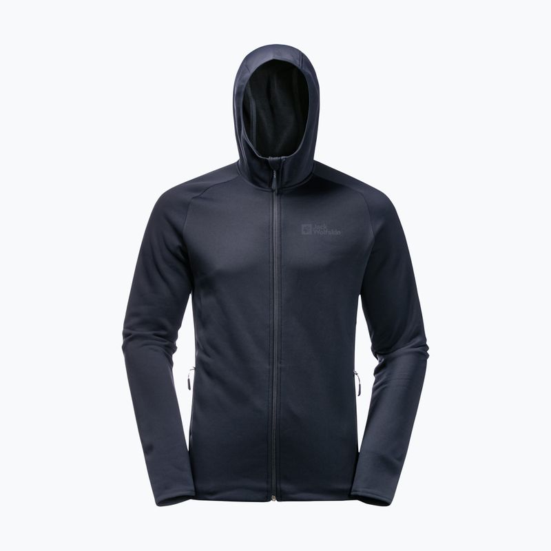 Jack Wolfskin vyriški vilnoniai megztiniai Baiselberg tamsiai mėlyni 1710541 4
