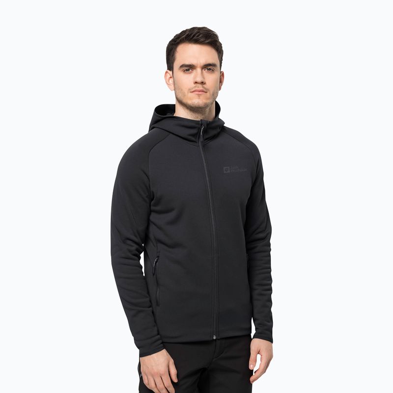 Jack Wolfskin vyriški vilnoniai džemperiai Baiselberg black 1710541