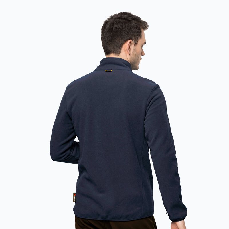 Jack Wolfskin vyriški vilnoniai marškinėliai Beilstein, tamsiai mėlyni 1710551 2