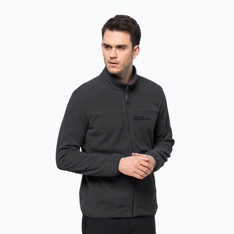 Jack Wolfskin vyriškas vilnonis megztinis Beilstein juodas 1710551