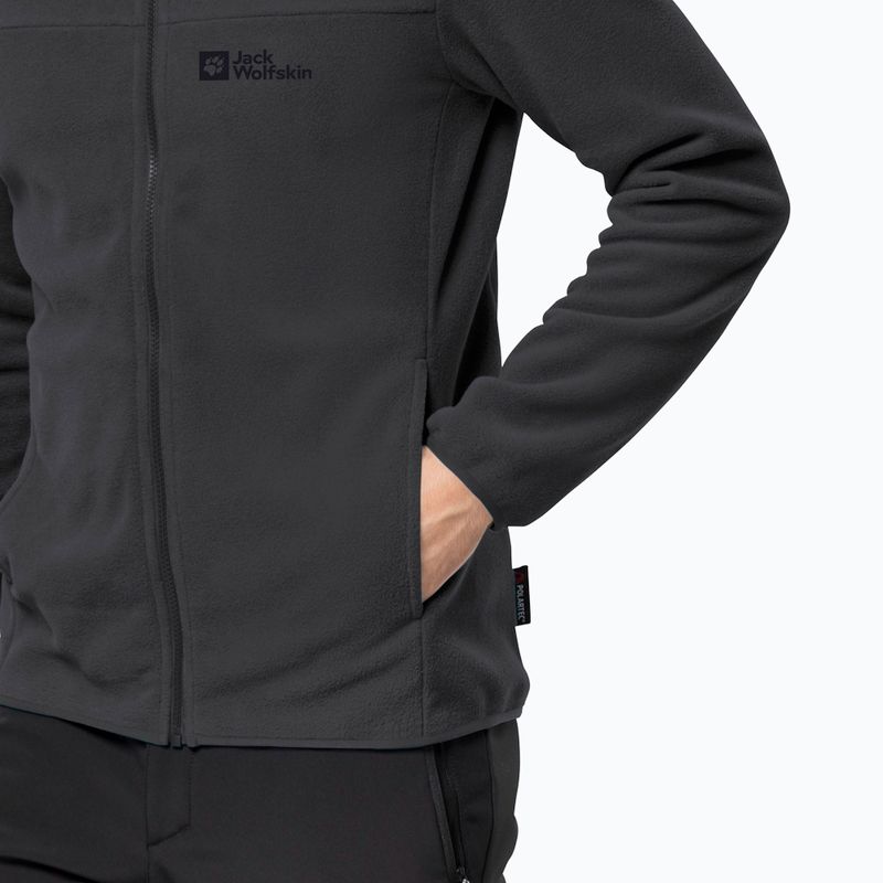 Jack Wolfskin vyriškas vilnonis megztinis Beilstein juodas 1710551 4