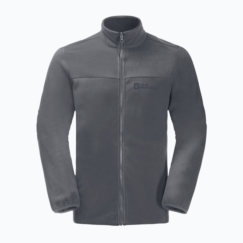 Jack Wolfskin vyriškas pilkas vilnonis megztinis Beilstein 1710551 4